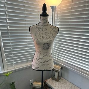 Female Mannequin Torso Dress Form w/ Tripod Stand Base